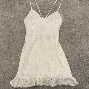 MINKPINK Cream Ruffled Babydoll Dress